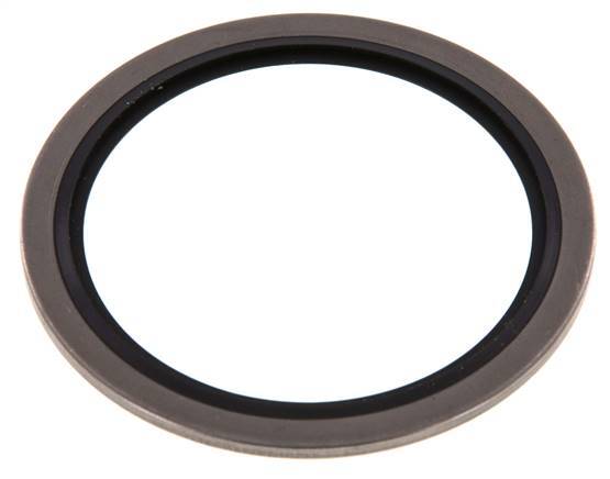 G 2" Acier inoxydable/FKM Joint à collage hydraulique 60,6x73x2,5 mm