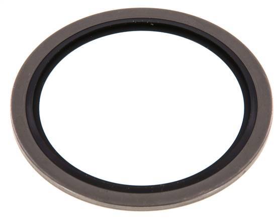 G 2" Acier inoxydable/FKM Joint à collage hydraulique 60,6x73x2,5 mm