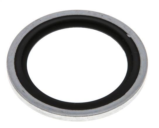 G 1" Acier/FKM Joint à collage hydraulique 33,9x42,8x2,5 mm