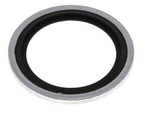 G 1" Acier/FKM Joint à collage hydraulique 33,9x42,8x2,5 mm