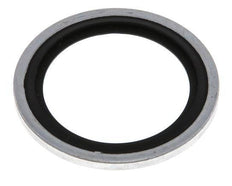 G 1" Acier/FKM Joint à collage hydraulique 33,9x42,8x2,5 mm