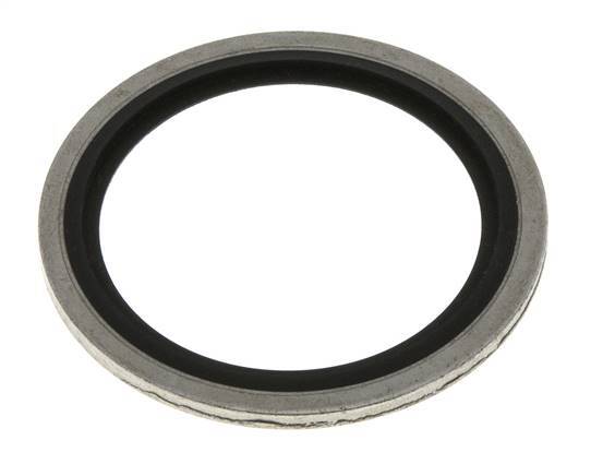 G 1-1/4" Acier/FKM Joint à collage hydraulique 42,9x52,4x2,5 mm