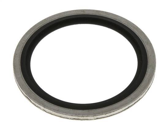 G 1-1/4" Acier/FKM Joint à collage hydraulique 42,9x52,4x2,5 mm