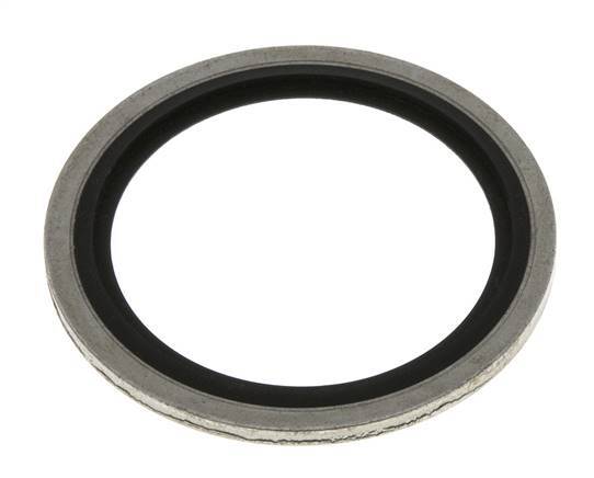 G 1-1/4" Acier/FKM Joint à collage hydraulique 42,9x52,4x2,5 mm