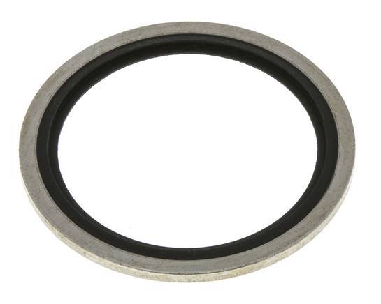 G 1-1/2" Acier/FKM Joint à collage hydraulique 48,4x58,6x2,5 mm