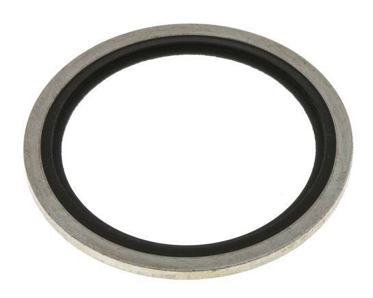 G 1-1/2" Acier/FKM Joint à collage hydraulique 48,4x58,6x2,5 mm