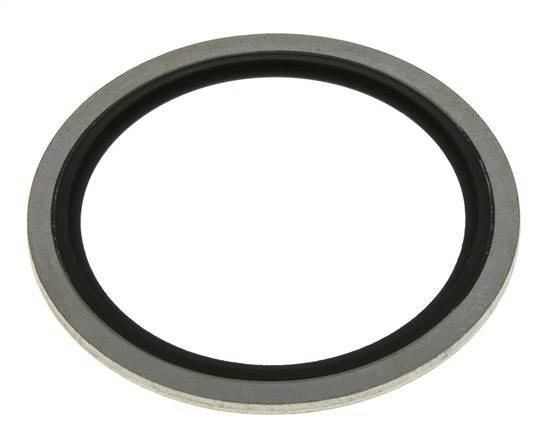 G 2" Acier/FKM Joint à collage hydraulique 60,6x73x2,5 mm