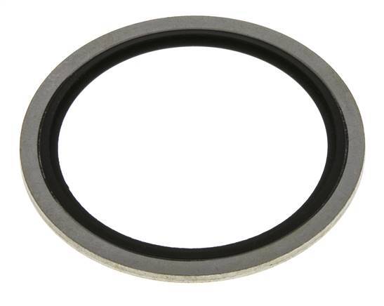 G 2" Acier/FKM Joint à collage hydraulique 60,6x73x2,5 mm