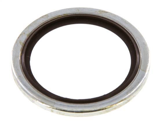 M30 Acier/FKM Joint à collage hydraulique 31x39x2 mm