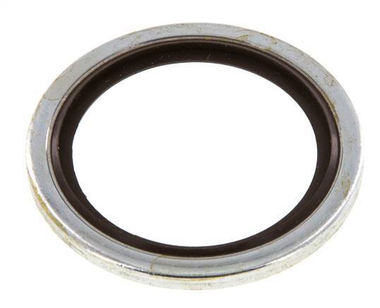 M30 Acier/FKM Joint à collage hydraulique 31x39x2 mm