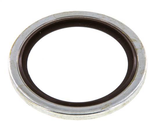 M30 Acier/FKM Joint à collage hydraulique 31x39x2 mm