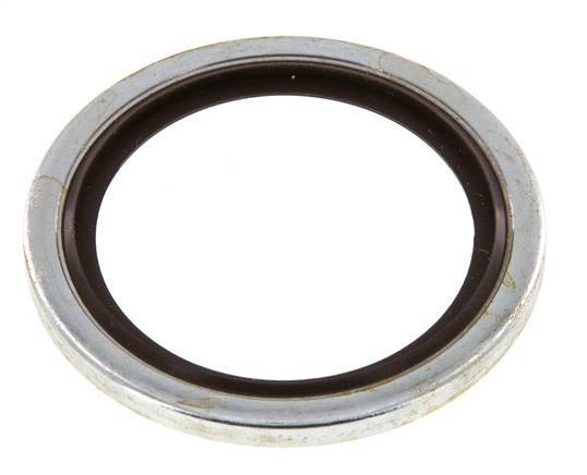 M30 Acier/FKM Joint à collage hydraulique 31x39x2 mm