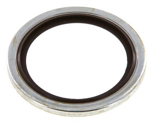 M30 Acier/FKM Joint à collage hydraulique 31x39x2 mm