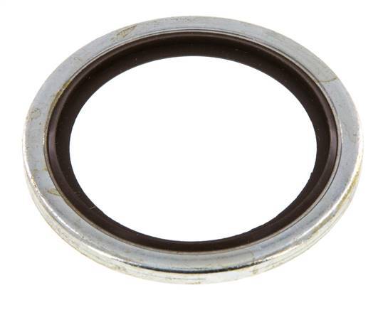 M30 Acier/FKM Joint à collage hydraulique 31x39x2 mm
