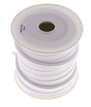 Ruban d'étanchéité de face PTFE 10x3 mm 10 m