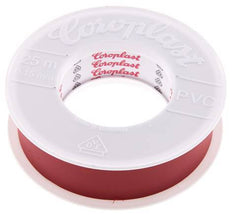 Ruban d'isolation électrique testé par VDE 25mm/25m Rouge