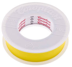 Ruban d'isolation électrique testé par VDE 25mm/25m Jaune