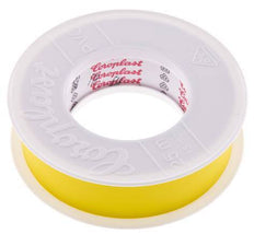 Ruban d'isolation électrique testé par VDE 25mm/25m Jaune