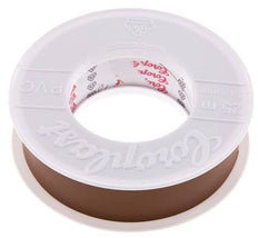 Ruban d'isolation électrique testé par VDE 25mm/25m Marron
