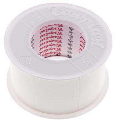 Ruban d'isolation électrique testé par VDE 50mm/25m Blanc