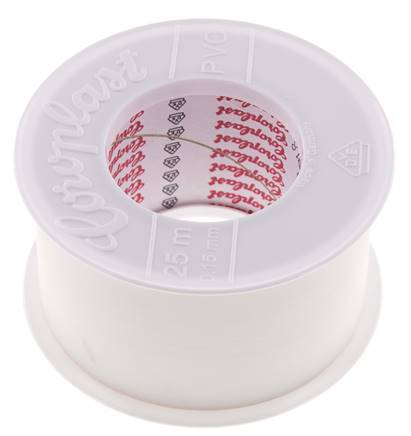 Ruban d'isolation électrique testé par VDE 50mm/25m Blanc