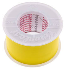 Ruban d'isolation électrique testé par VDE 50mm/25m Jaune