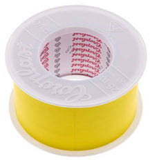 Ruban d'isolation électrique testé par VDE 50mm/25m Jaune