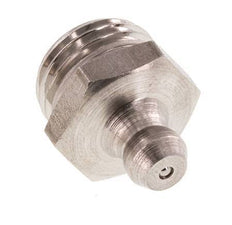 Graisseur hydraulique droit en acier inoxydable R 1/4 pouce DIN 71412