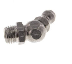 Graisseur hydraulique coudé en acier inoxydable M8x1 DIN 71412