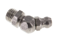 Graisseur hydraulique coudé en acier inoxydable M8x1 DIN 71412