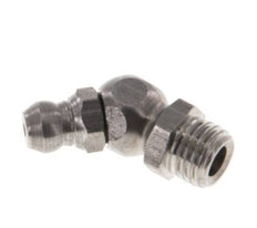 Graisseur hydraulique coudé en acier inoxydable M8x1 DIN 71412