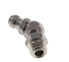 Graisseur hydraulique coudé en acier inoxydable M8x1 DIN 71412