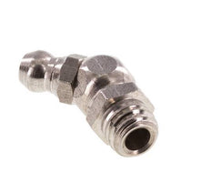 Graisseur hydraulique coudé en acier inoxydable M8x1.25 DIN 71412