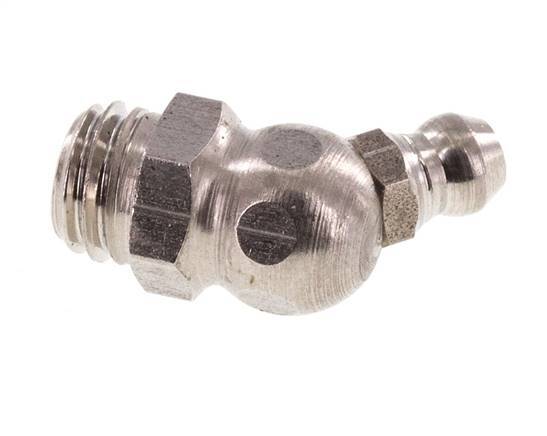 Graisseur hydraulique coudé en acier inoxydable M10x1.5 DIN 71412