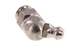 Graisseur hydraulique coudé en acier inoxydable M10x1.5 DIN 71412