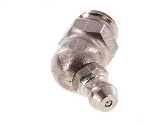Graisseur hydraulique coudé en acier inoxydable M10x1.5 DIN 71412