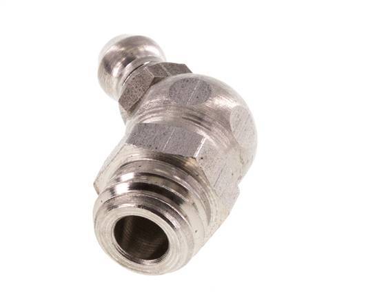 Graisseur hydraulique coudé en acier inoxydable M10x1.5 DIN 71412