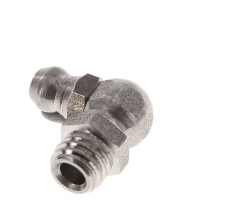 Graisseur hydraulique à angle droit Acier inoxydable M8x1,25 DIN 71412