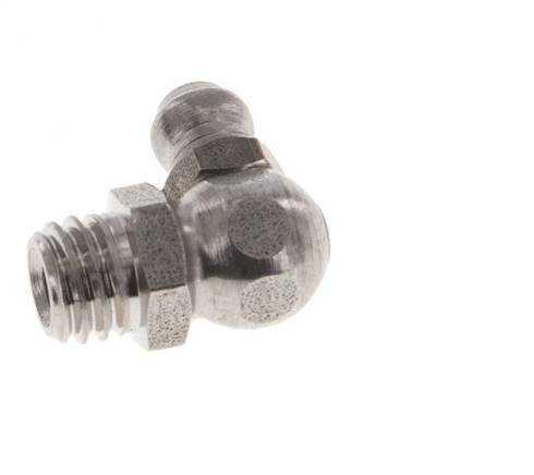 Graisseur hydraulique à angle droit Acier inoxydable M8x1,25 DIN 71412
