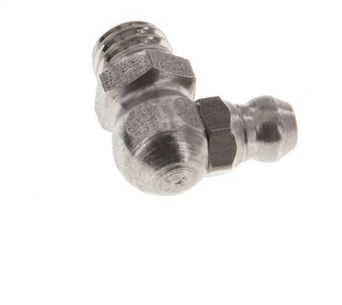 Graisseur hydraulique à angle droit Acier inoxydable M8x1,25 DIN 71412