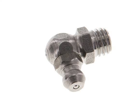 Graisseur hydraulique à angle droit Acier inoxydable M8x1,25 DIN 71412