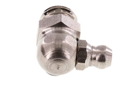 Graisseur hydraulique à angle droit Acier inoxydable M10x1,5 DIN 71412