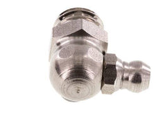 Graisseur hydraulique à angle droit Acier inoxydable M10x1,5 DIN 71412
