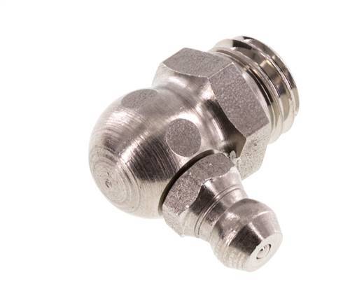 Graisseur hydraulique à angle droit Acier inoxydable M10x1,5 DIN 71412