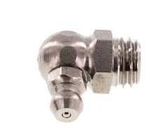 Graisseur hydraulique à angle droit Acier inoxydable M10x1,5 DIN 71412
