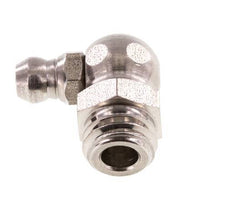 Graisseur hydraulique à angle droit Acier inoxydable M10x1,5 DIN 71412