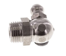Graisseur hydraulique à angle droit en acier inoxydable R 1/8 pouce DIN 71412