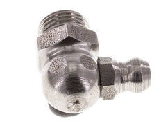 Graisseur hydraulique à angle droit en acier inoxydable R 1/8 pouce DIN 71412