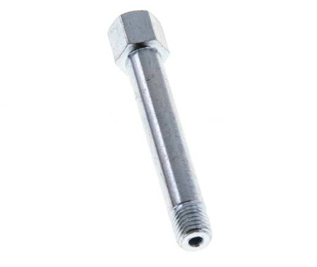 Rallonge mâle/femelle en acier pour embout à graisse M8x1 58mm