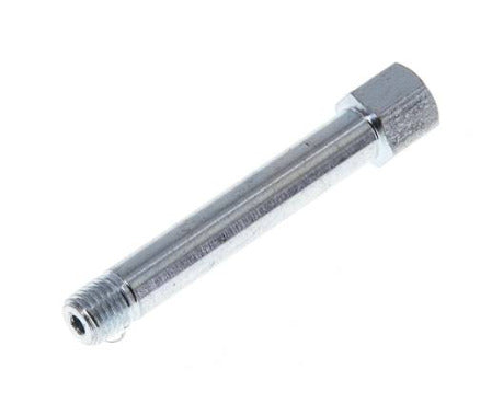 Rallonge mâle/femelle en acier pour embout à graisse M8x1 58mm